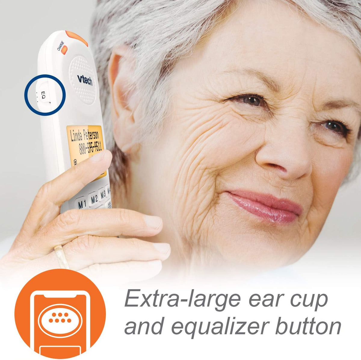 Amplified Corded/Cordless Senior Phone with Answering Machine F9069