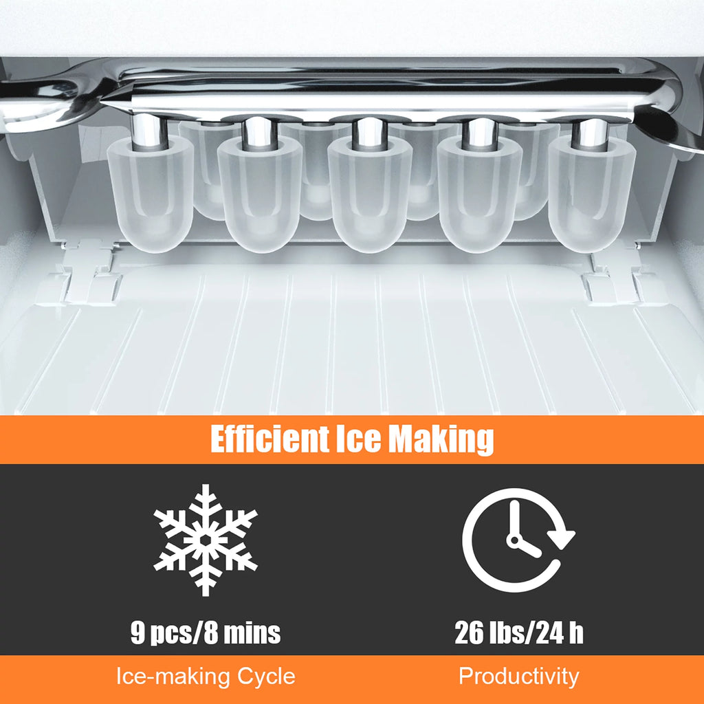 Portable Countertop Ice Maker with Scoop Q17816
