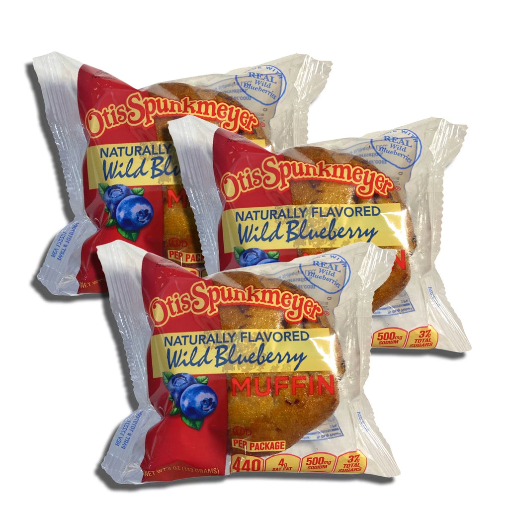 Individually Wrapped Wild Blueberry Muffins 4 Ounce Pack of 12 R1355
