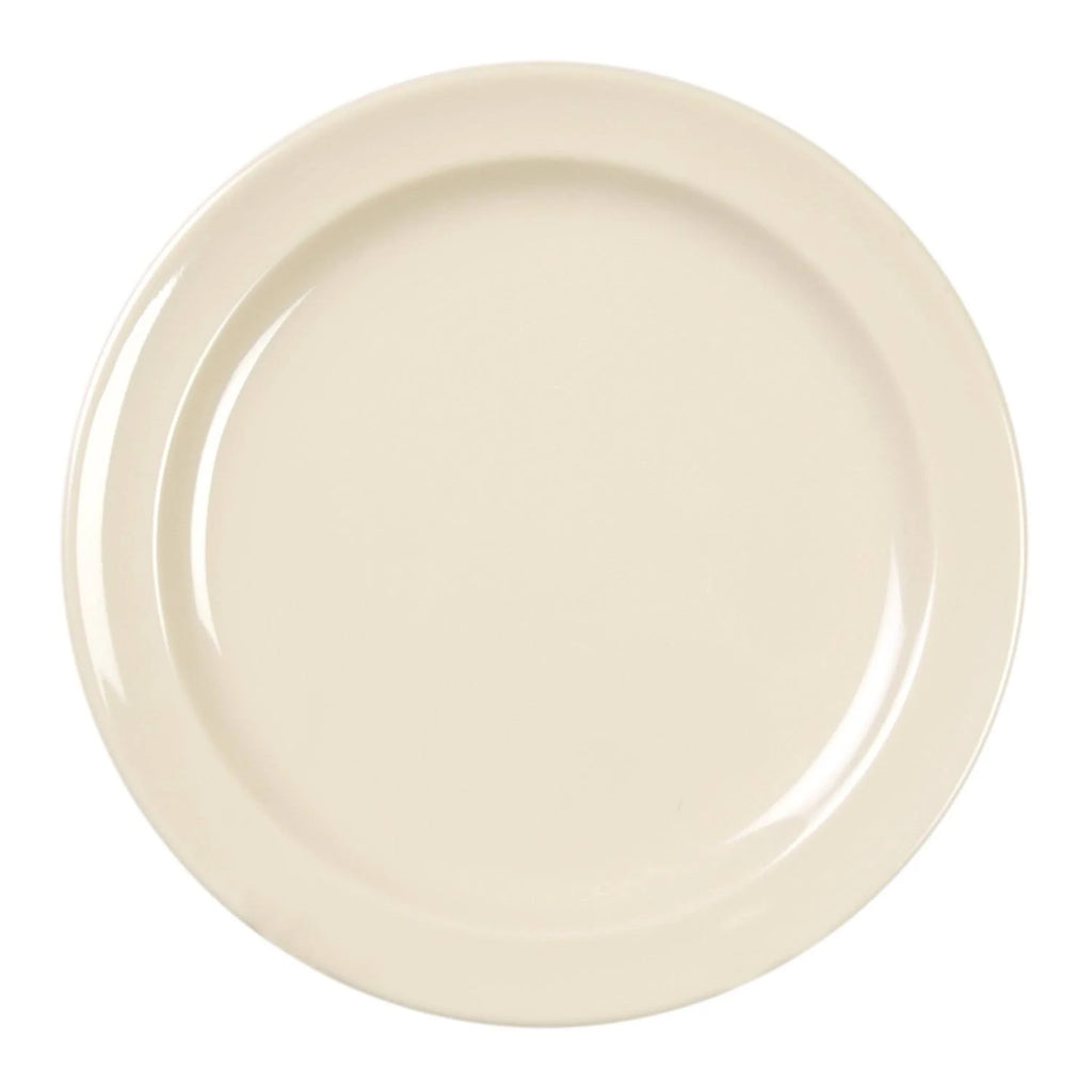 Tan 8x22 Narrow Rim Melamine Plate Case/96 A809