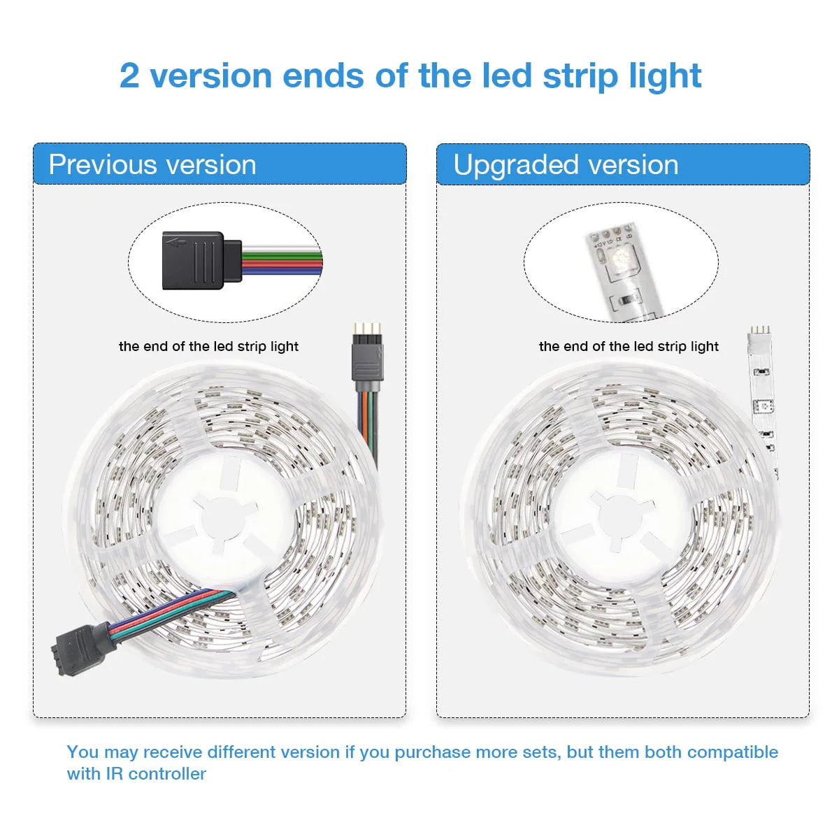 LED Strip Light 32.8ft with Remote Control and 12V Power Supply I679218