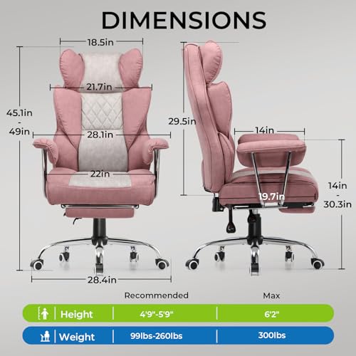 Black PU Leather Gaming Chair with Footrest U411