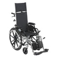 Light Weight Reclining Wheelchair with Elevating Leg Rests Q989