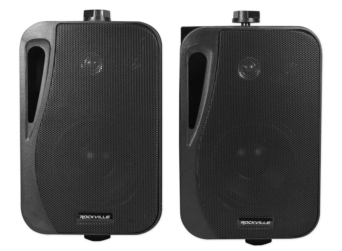 Black 4x22 Marine Box Speakers with Swivel Bracket N159374