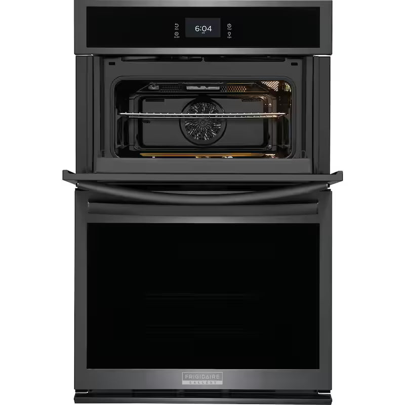 27 in Electric Built-In Wall Oven & Microwave Combination Black Stainless Steel Y838895