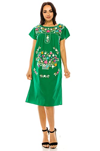 Women Embroidered Long Casual Dress E11529