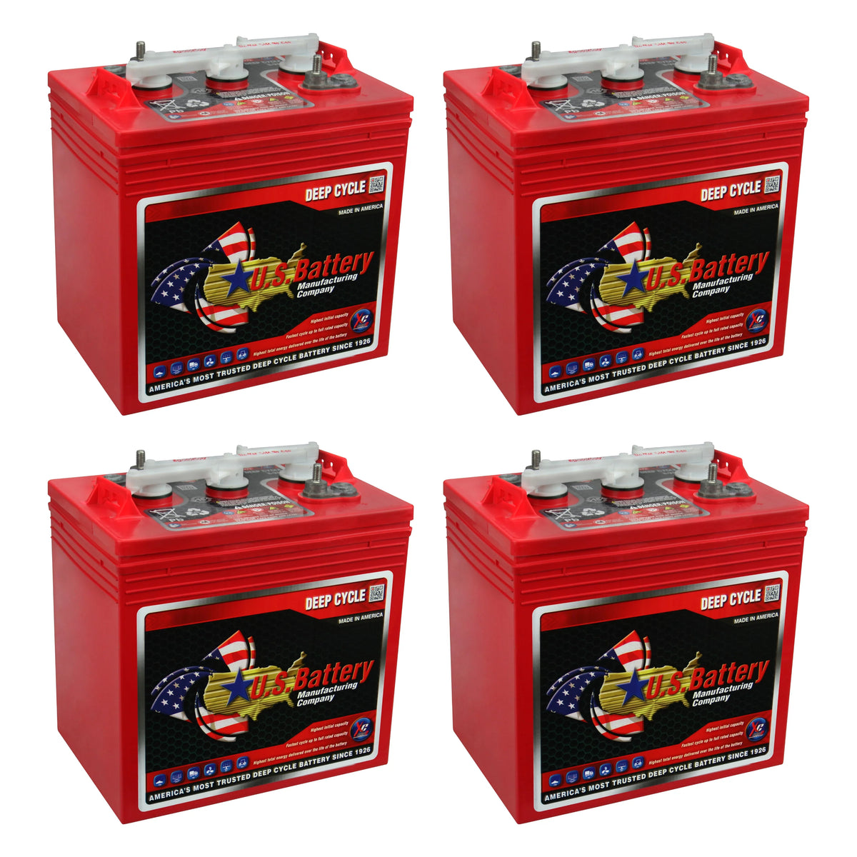 6V Deep Cycle Batteries - 4 Pack Y5893