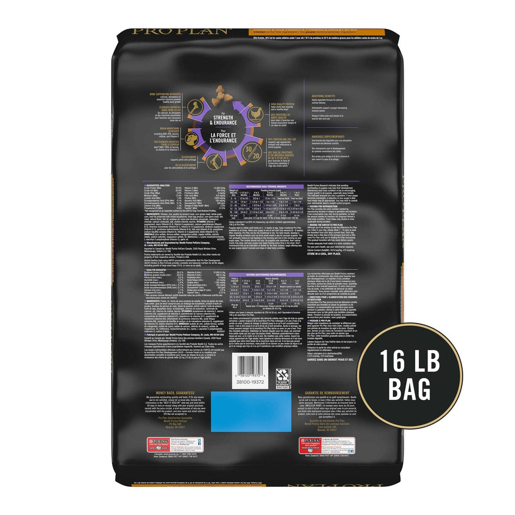 30/20 Chicken and Rice High Protein Puppy Food P62319