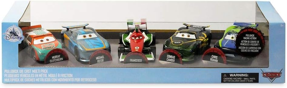 5 Pack Die Cast Racer Pullback Cars V402712