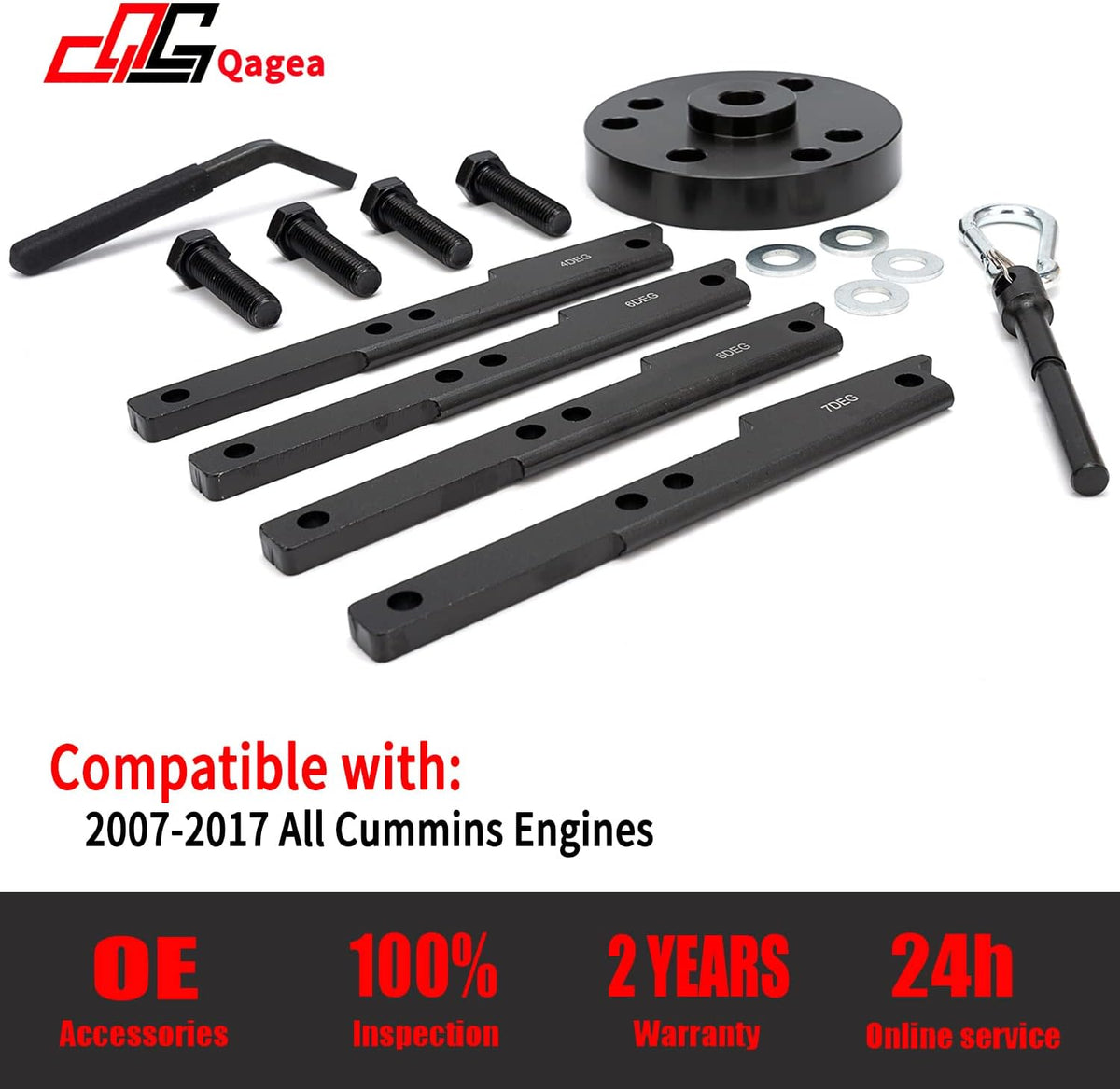 15 PCS Heavy Duty Steel Cam Timing Tool Kit & Engine Brake Adjustment Tool 7MM X661094
