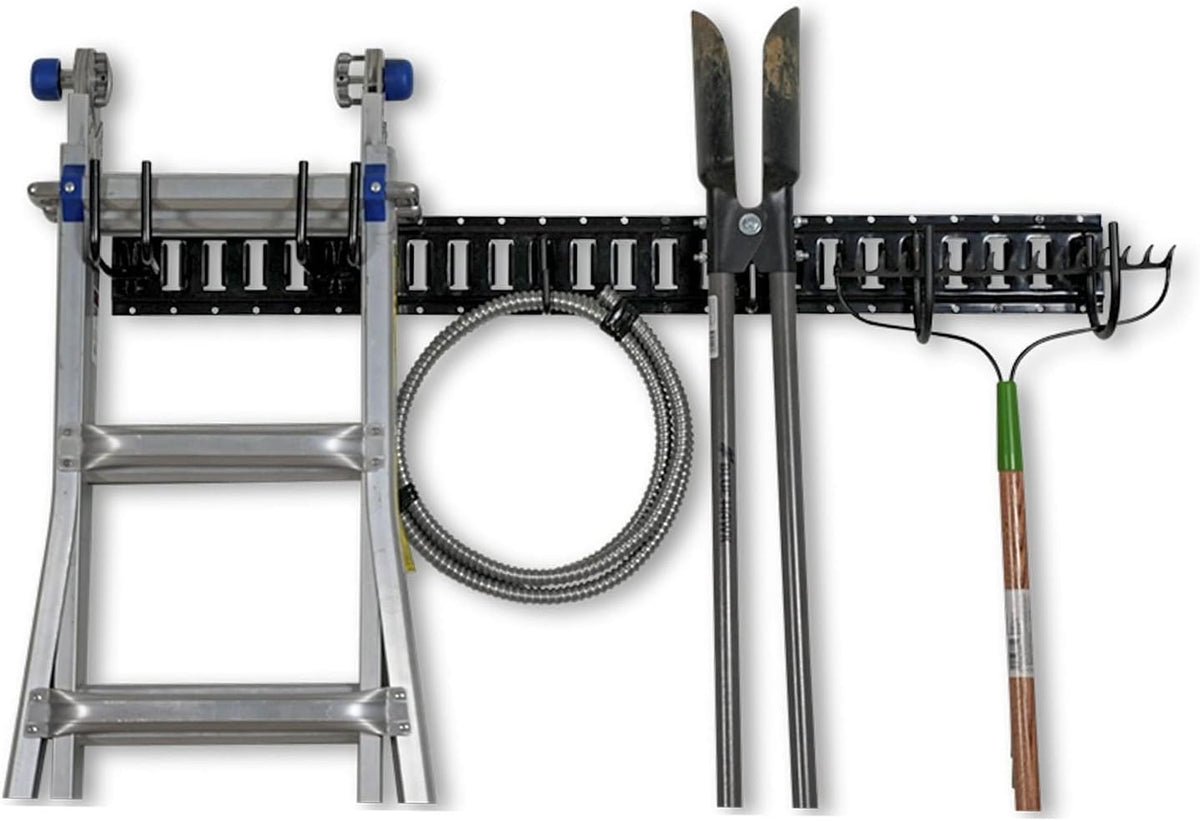 7-Piece Steel Tool Storage Rack Set with 4' Rail M362181