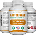 Nattokinase Supplement 4000 FU Per Serving 60 Caps X37046