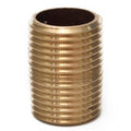 1/2 in. MIP Brass Pipe Close Nipple Fitting 25-Pack I3933