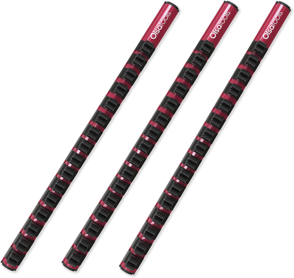 Magnetic Screwdriver Organizer Kit 3pc Set Red Pack of 2 M858543