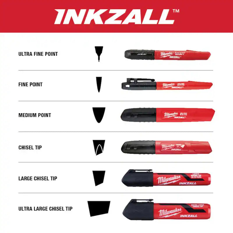 Red Fine Point Permanent Marker 36-Pack O2452