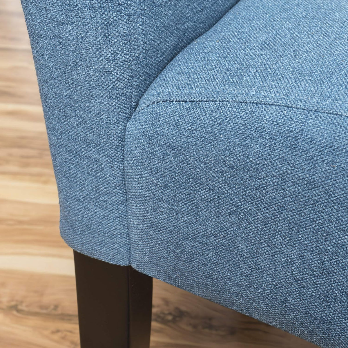 Blue Fabric Dining Chairs, 2-Pcs Set L657417