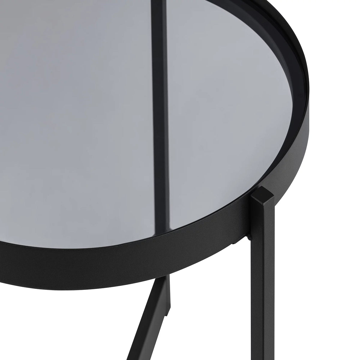 Metal and Glass Side Table A316860