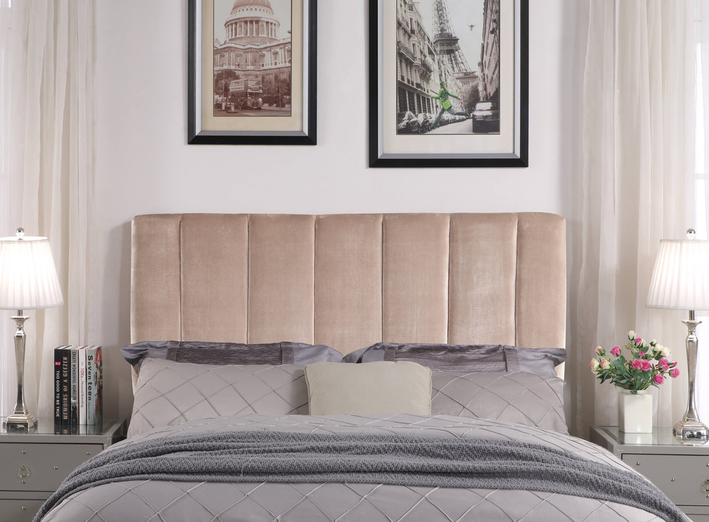 Green Velvet King Headboard V343549