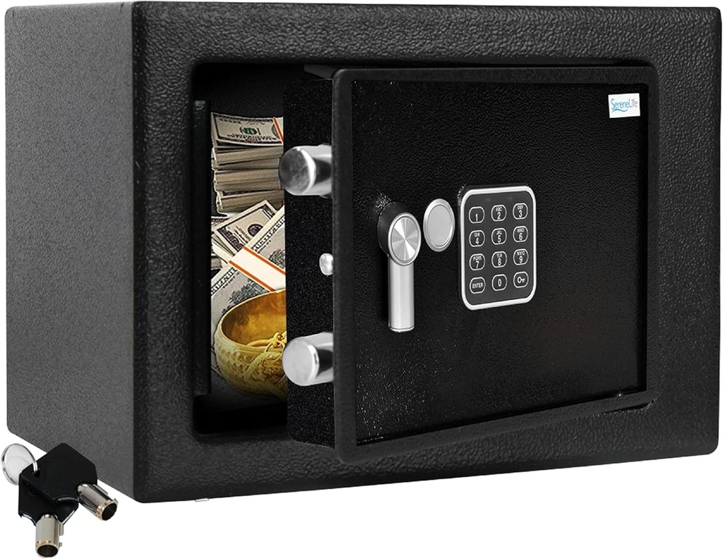 Digital Combination Lock Safe with Mechanical Override O811463