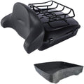 Chopped Trunk Backrest Pad Mount Rack For Harley Tour Pack Street Glide N516395
