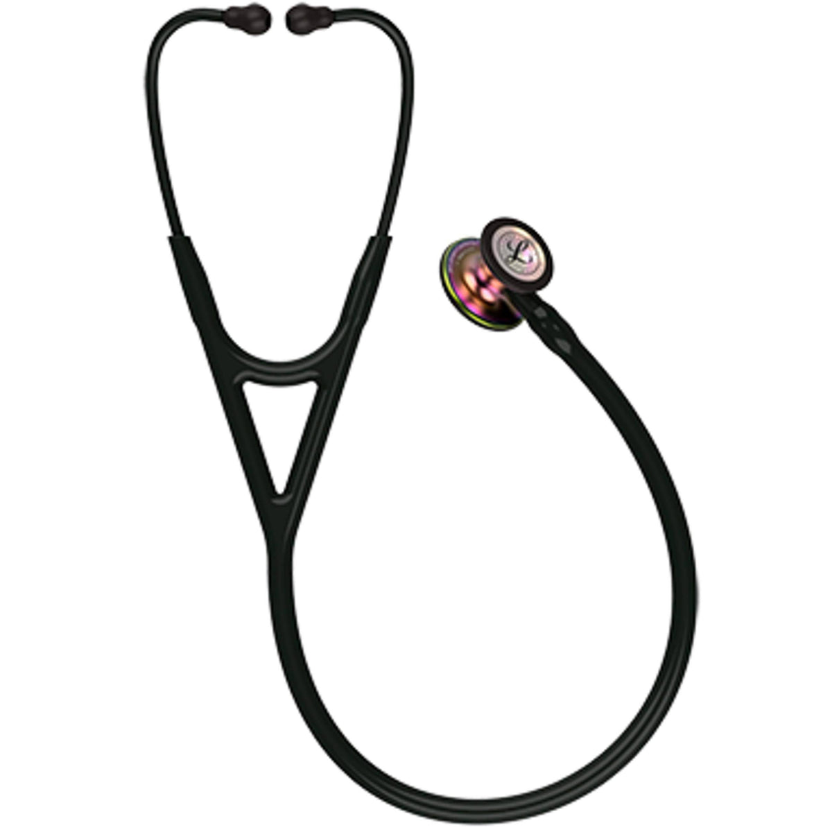 Black / Rainbow Chestpiece Stethoscope P9125