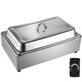 9.5 Quart Electric Stainless Steel Food Warmer with Lid W90264