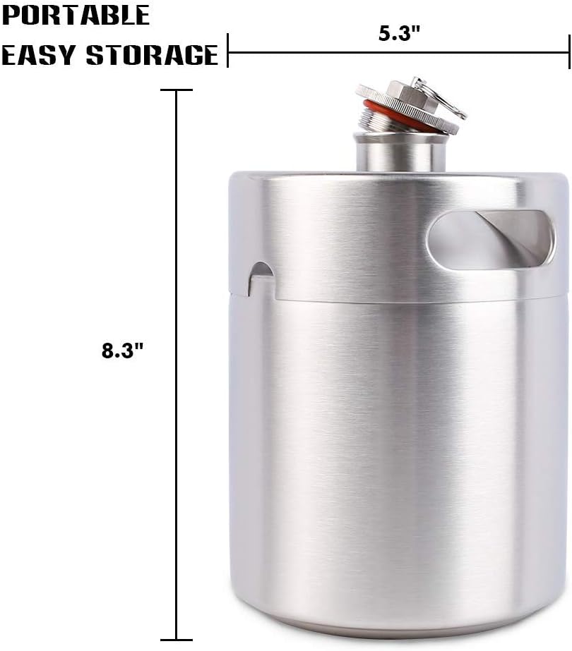 64OZ Stainless Steel Mini Keg M410273