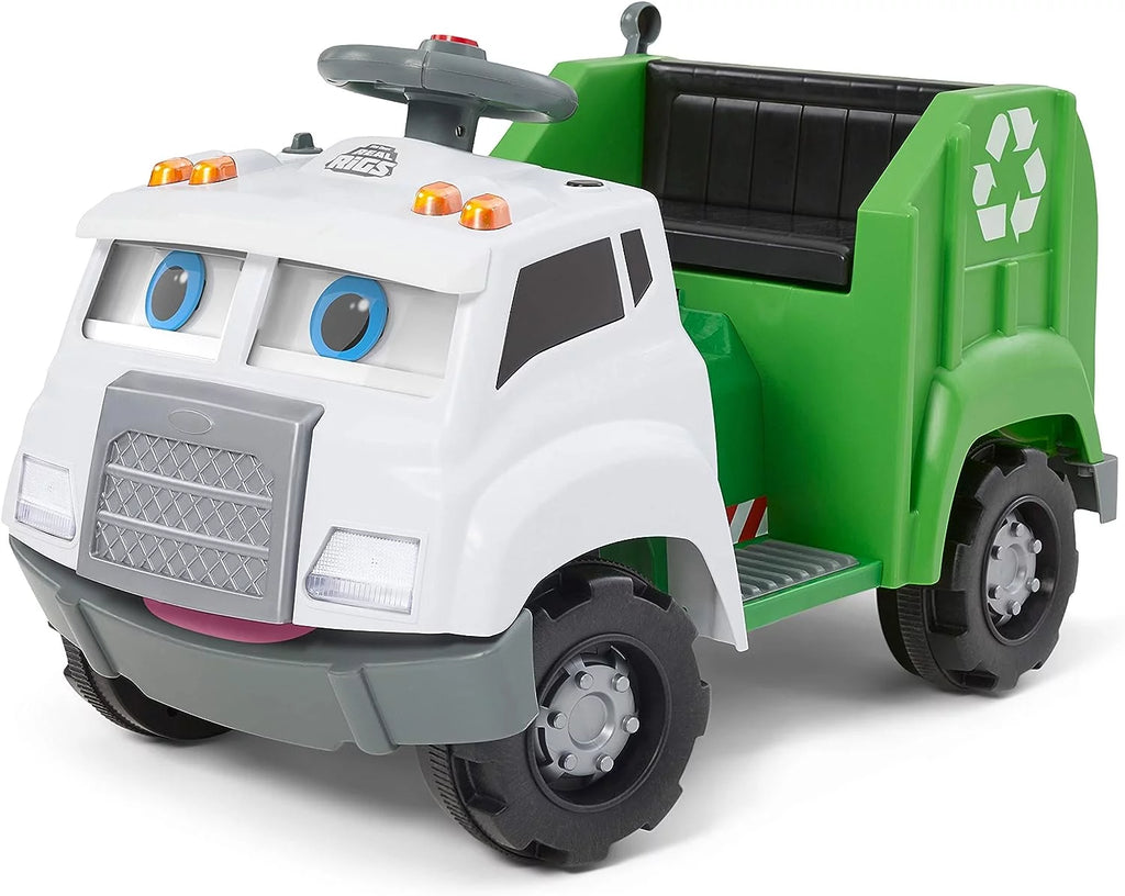 Toddler Recycling Truck Ride On Toy with 6 Volt Battery and Charger A724