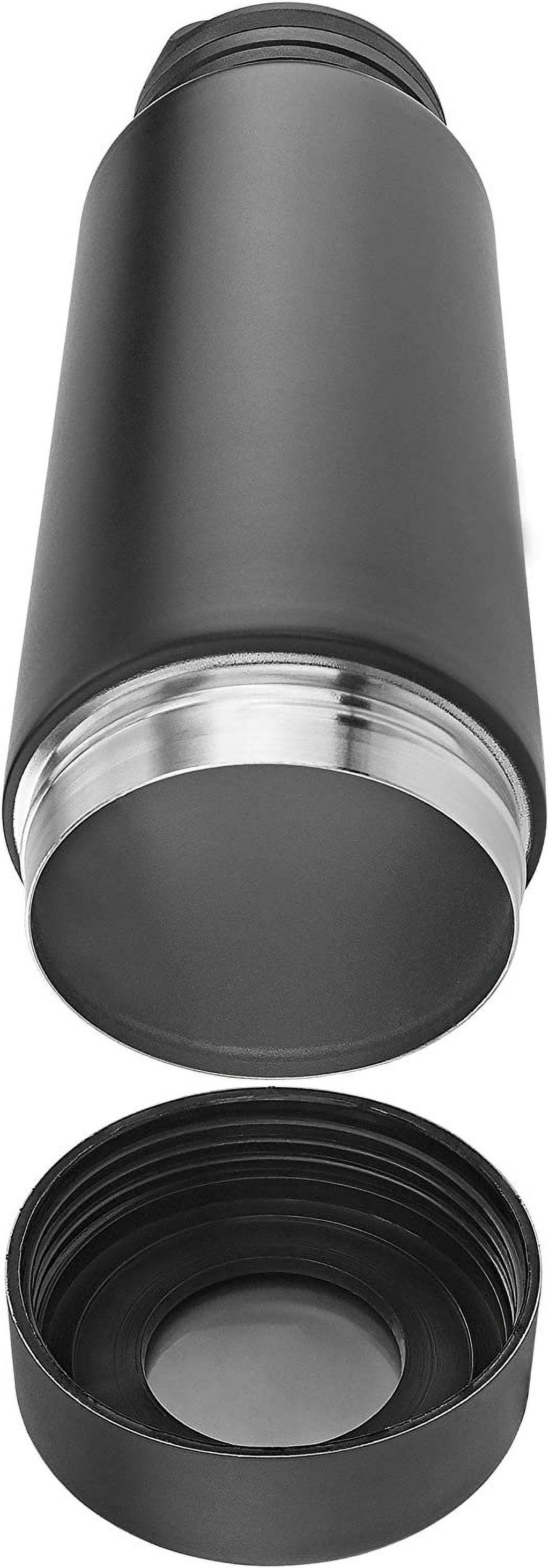 Black 12 Ounce Stainless Steel Drinking Tumbler Bottle Diversion Safe G742779