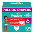 Size 5 Pull-On Disposable Baby Diapers 128 Count Z76075