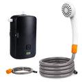 Portable Electric Shower with Battery Power Display, 2 Mode 4400mAh USB Rechargeable, 8.2ft Y925