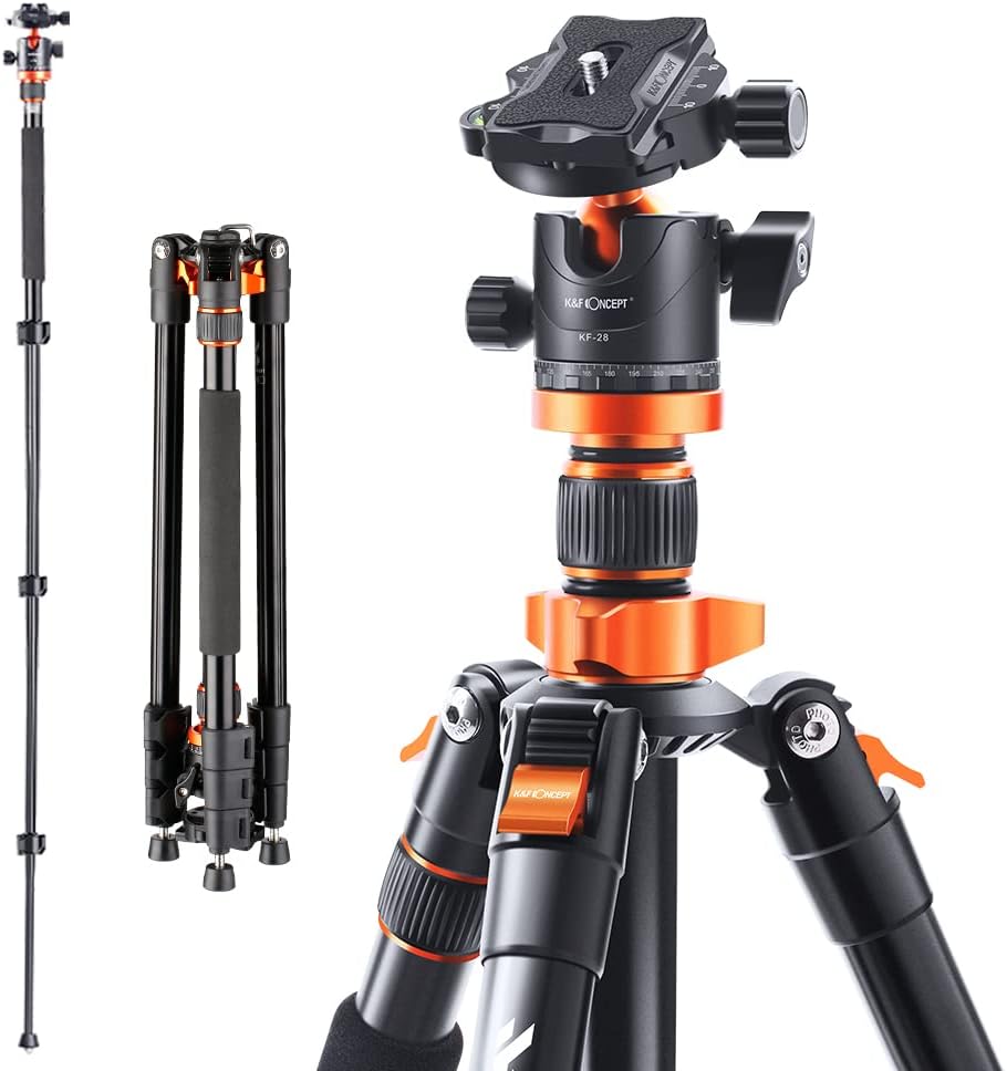 78 inch Aluminum Camera Tripod with 360 Degree Ball Head Z85012