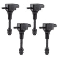 4pcs Ignition Coils for Nissan Altima 2002-2006, Sentra 2002-2008, X-Trail 2002-2008, 2010-2013 L4 2.5L Y13249