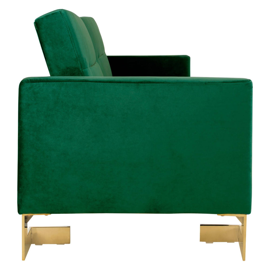 Emerald Green Foldable Sofa Bed G9236