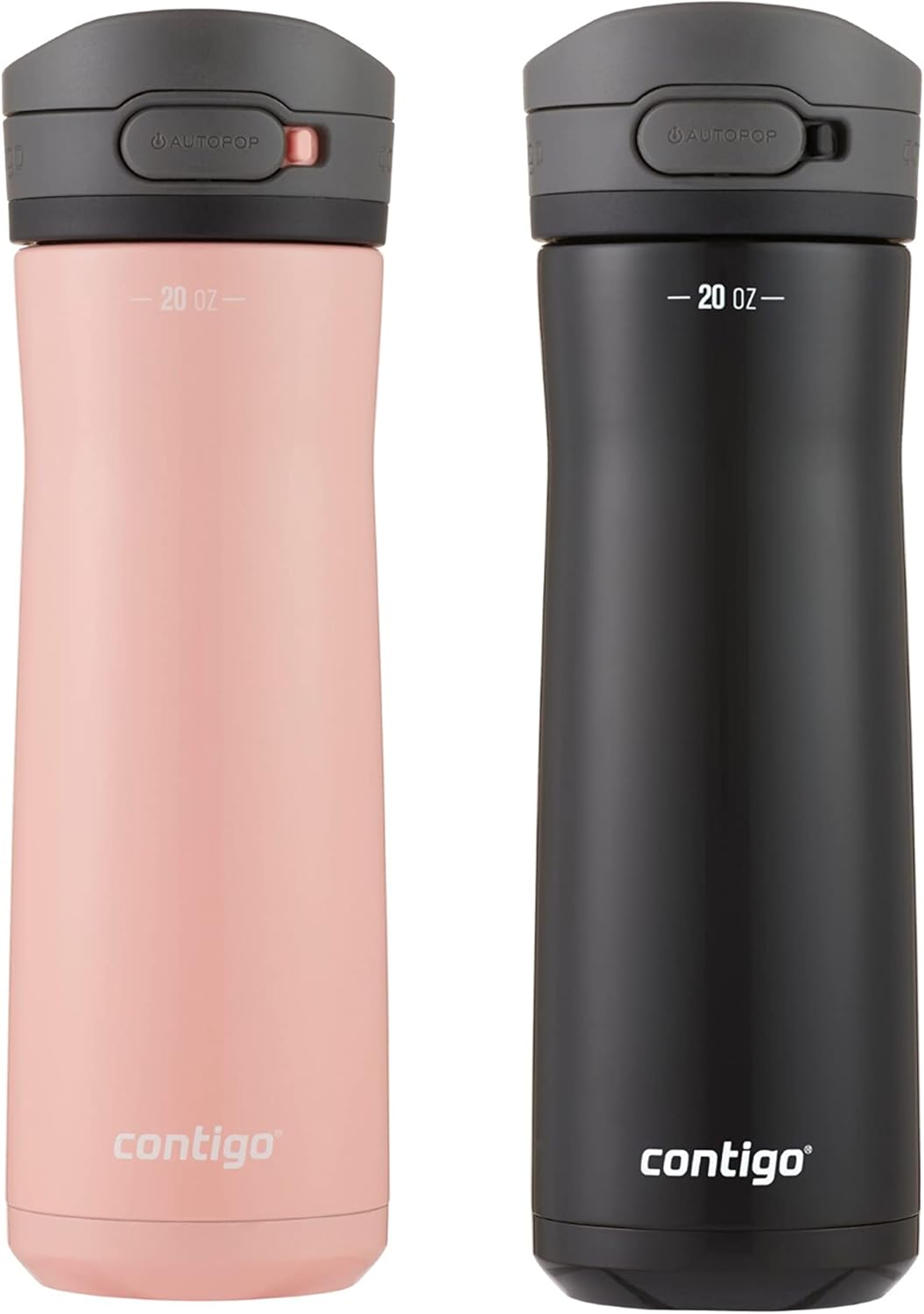 20oz Vacuum-Insulated Stainless Steel Travel Mug & Vacuum-Insulated Stainless Steel Water Bottle X856