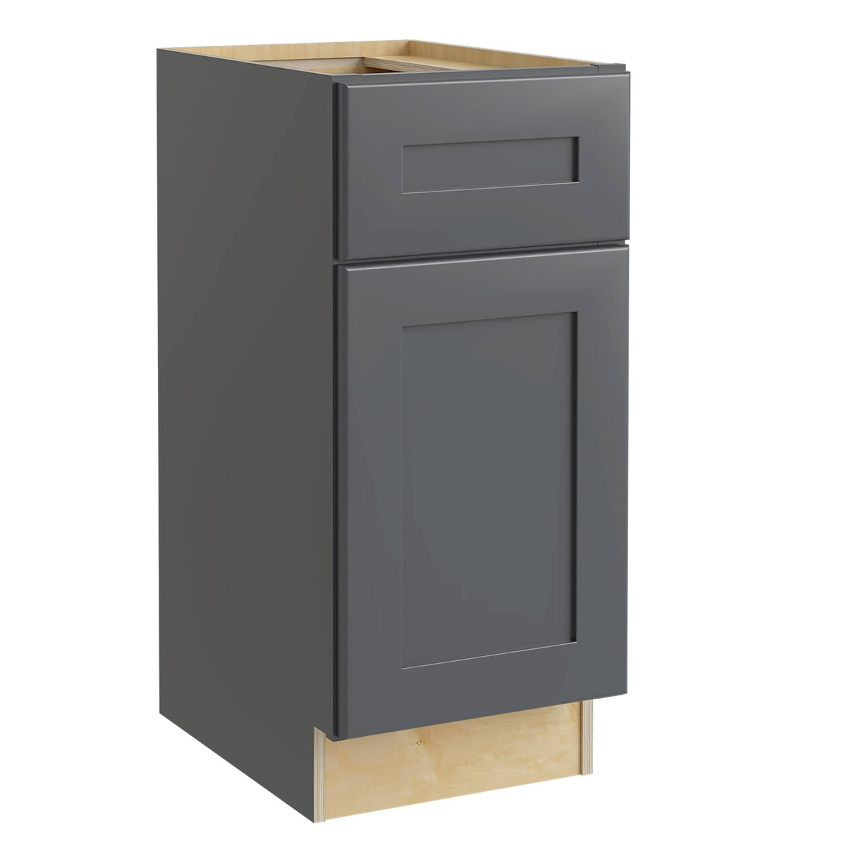 15-in W x 34.5-in H x 24-in D Onyx Painted Pine Base Cabinet X412628