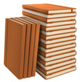 20pk A5 Hardcover Journal Notebook, 5.7x8.4, Brown S81074