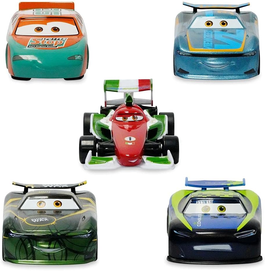 5 Pack Die Cast Racer Pullback Cars V402712