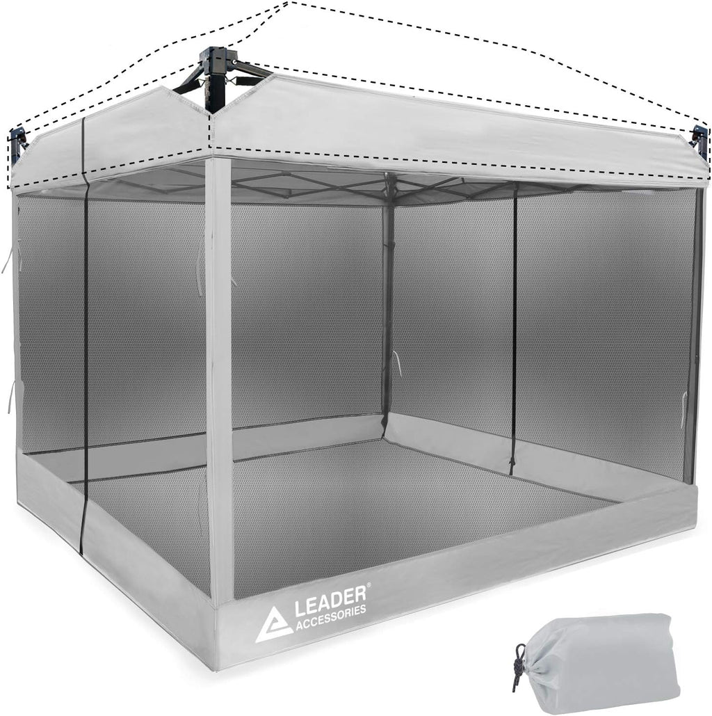 Mesh Screen Zippered Wall Panels for 10' x 10' Canopy B747