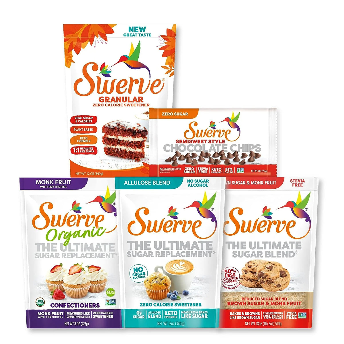 Powdered Sugar Substitute Sweetener, Zero Calorie, Keto, 12oz - 2 Pack O357965