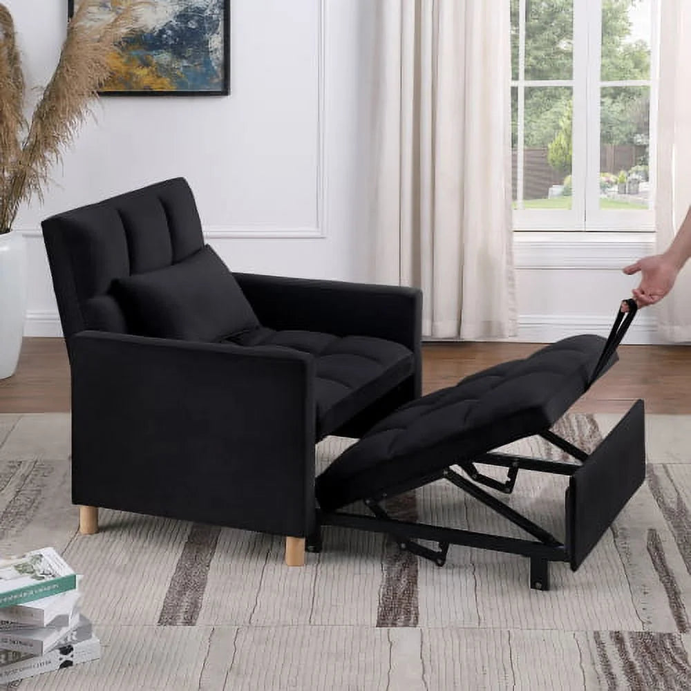 Convertible Sleeper Sofa Chair Bed with Pillow L982815