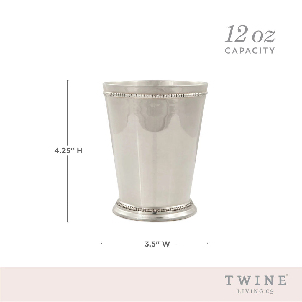 Mint Julep Cup, Set of 1, 12oz, Silver P293