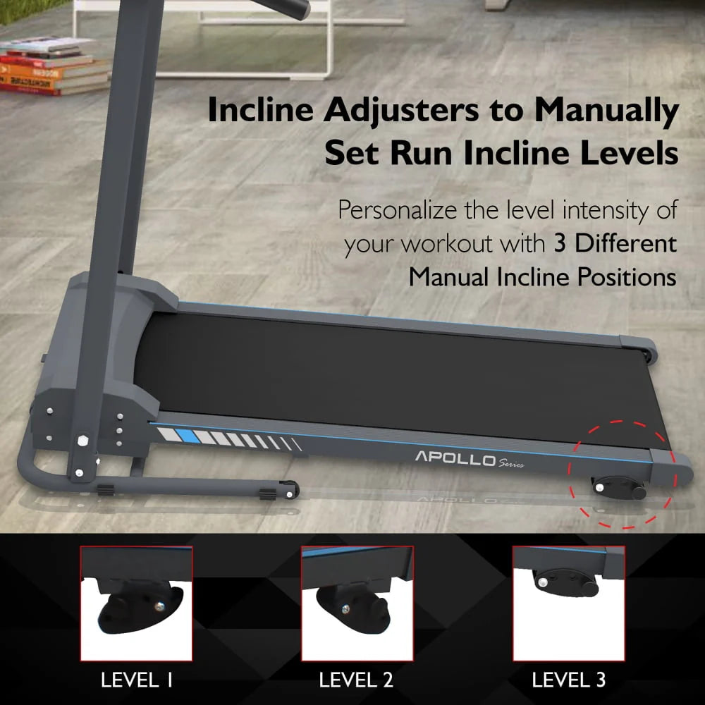 Foldable Cardio Exercise Machine with LCD I247