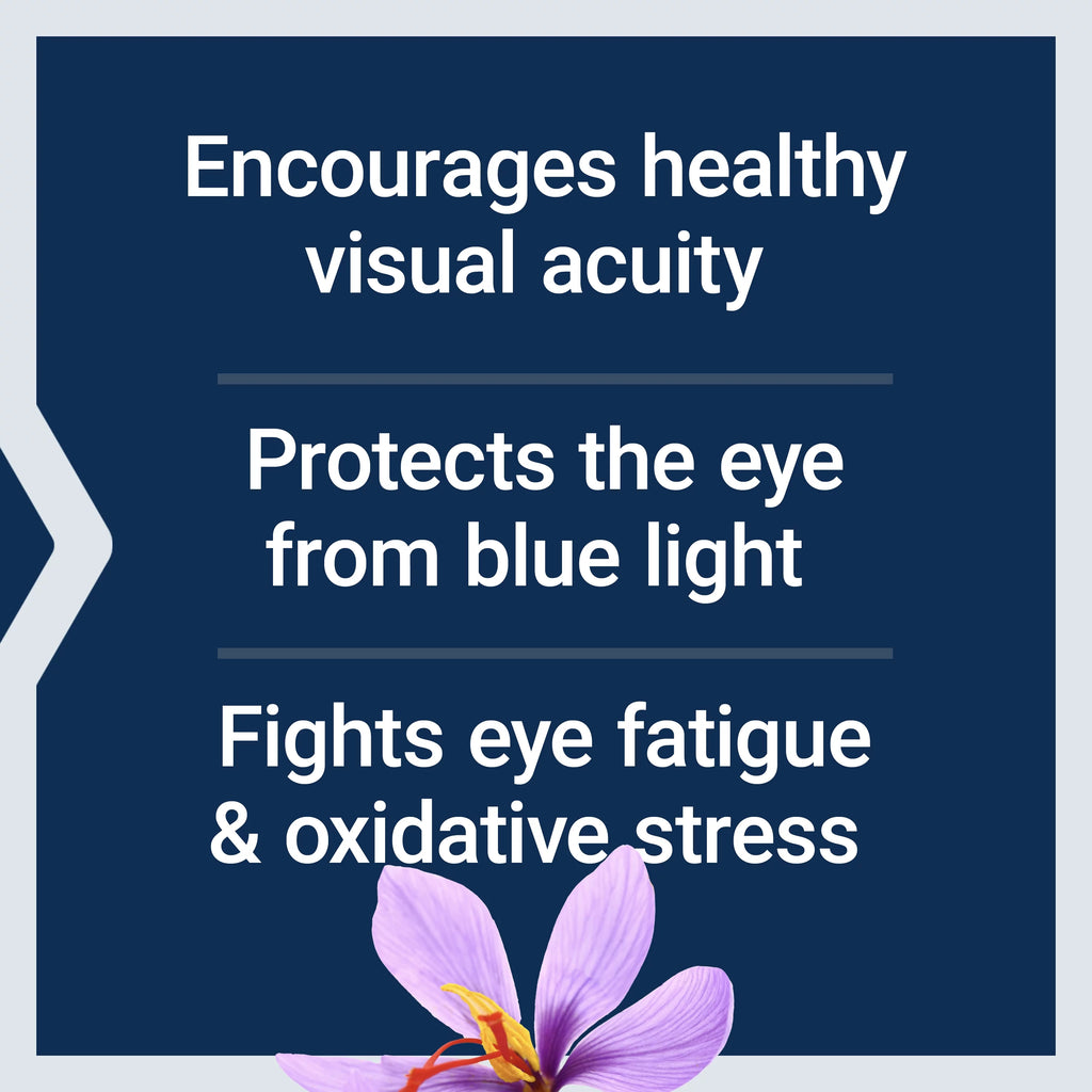 Eye Health Supplement with Saffron & Astaxanthin – 60 softgels N185