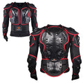 Motorcycle Jacket with Full Body Armor Chest Protection S8484