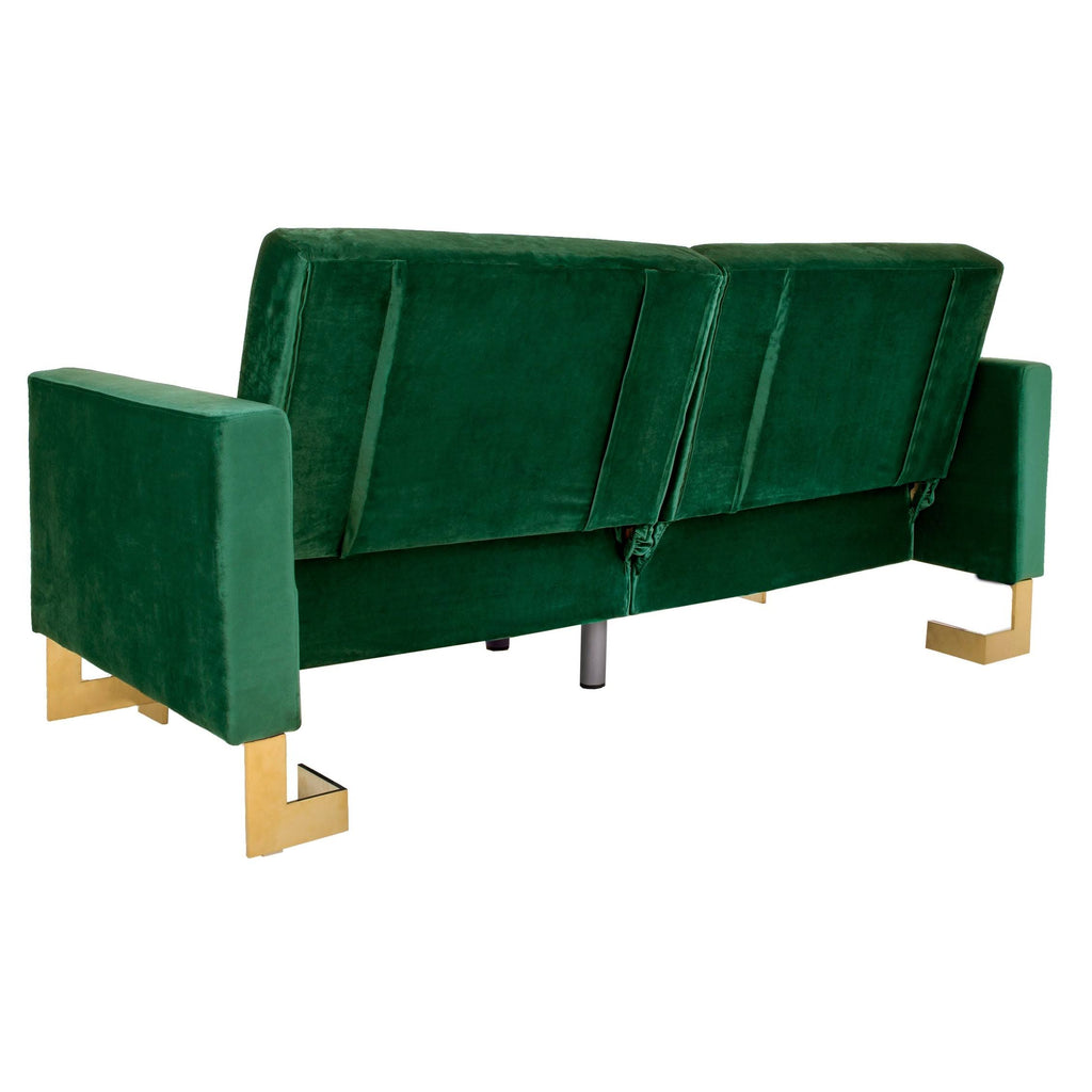 Emerald Green Foldable Sofa Bed G9236