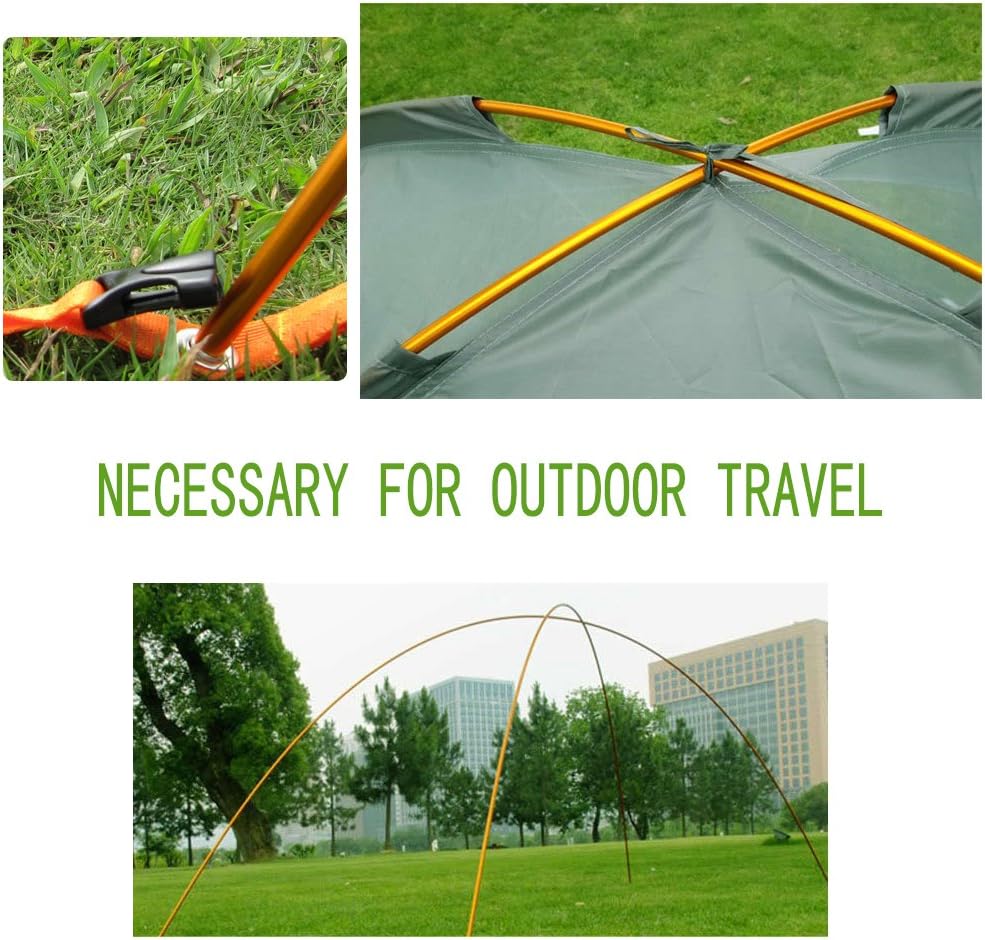 24 Sections Aluminum Alloy Tent Poles Y41226