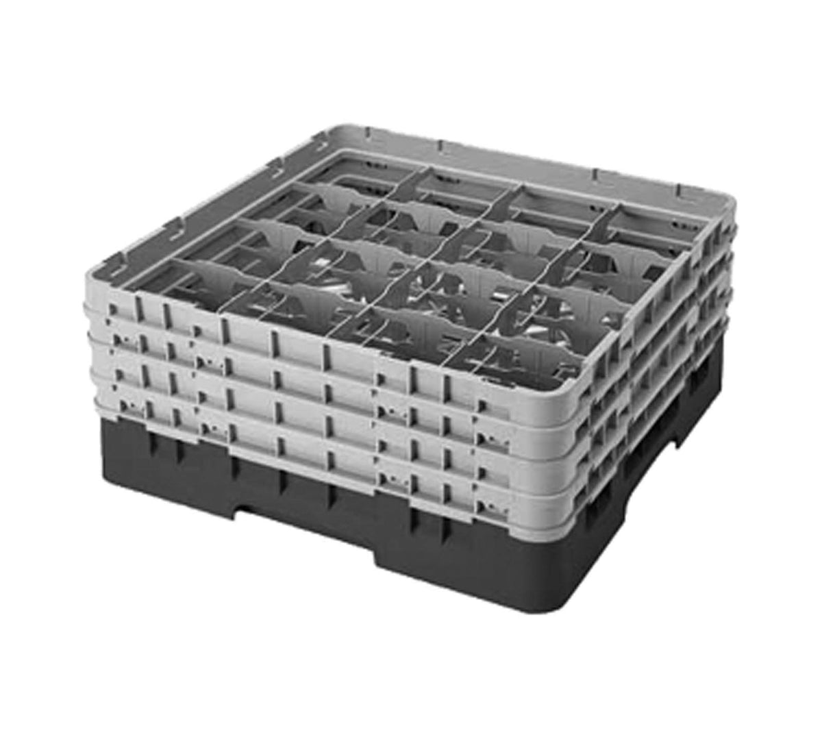 Blue 16 Compartment Glass Rack I8832