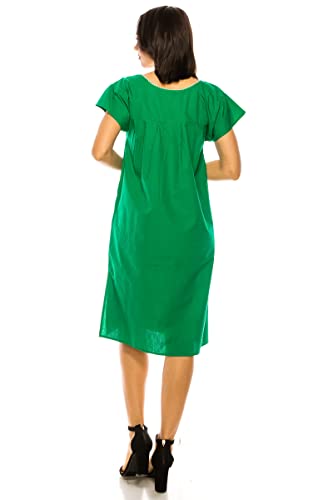 Women Embroidered Long Casual Dress E11529