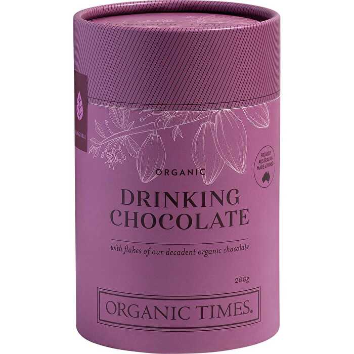 Organic Times Drinking Chocolate 200g J20753